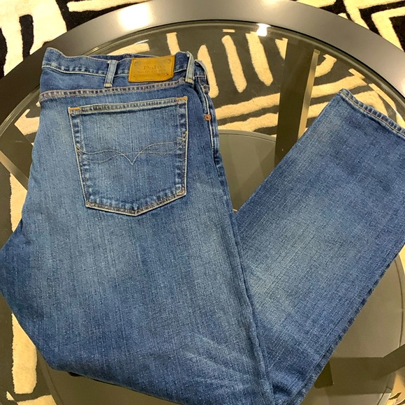 Men’s POLO Ralph Lauren JEANS The Varick Slim Straight 40x30 - Picture 1 of 6